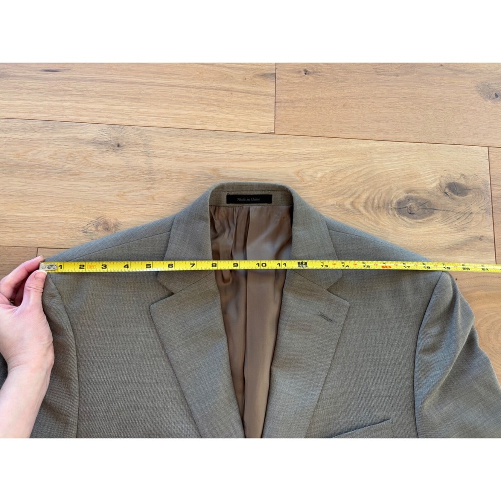 Lauren Ralph Lauren Wool Blazer Men's 44R Grey Sport Coat Suit Jacket 2 Button - Picture 10 of 11
